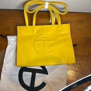 Medium yellow Telfar bag